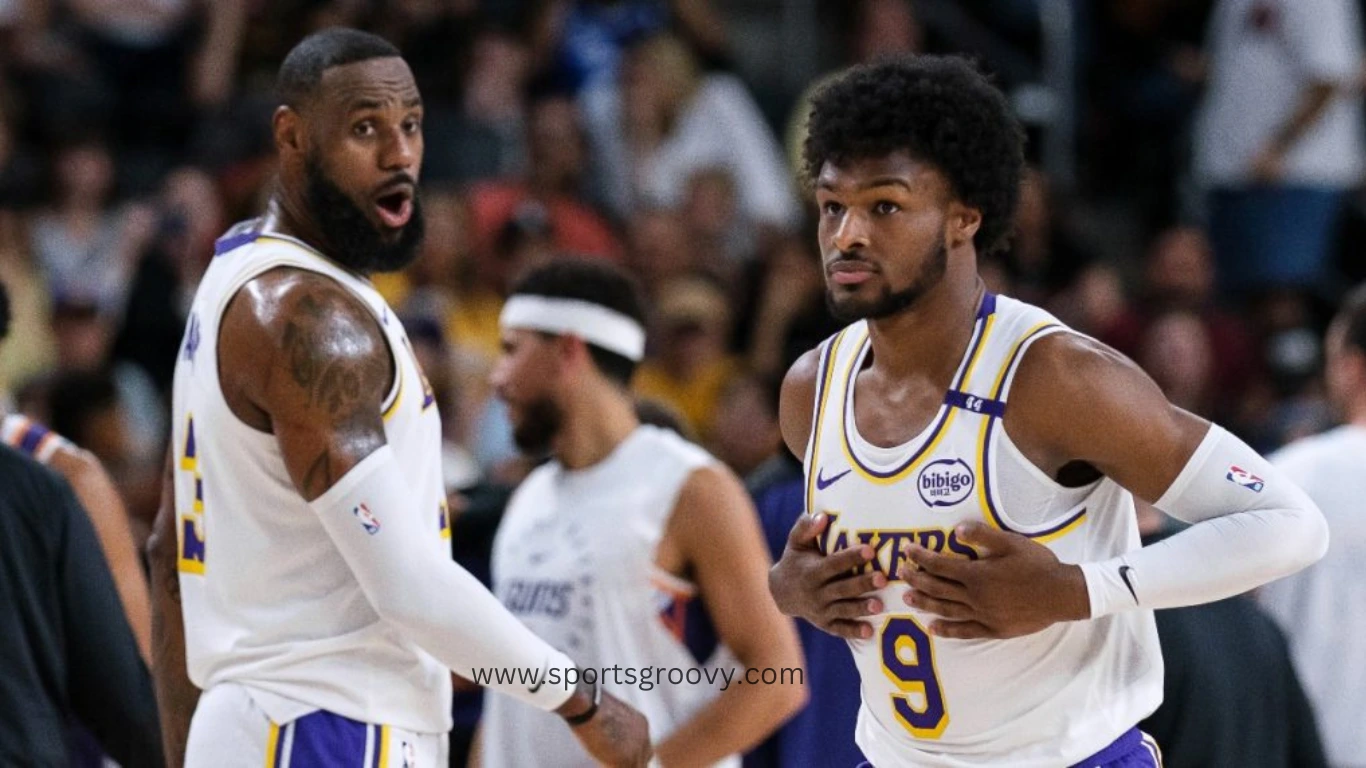 LeBron and Bronny Lakers debut